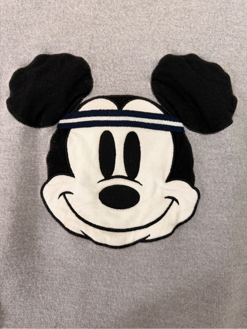 Lacoste Disney x Mickey Mouse Tennis Wool Blend Crewneck | Gray | Large - Picture 3 of 16